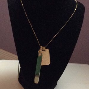 Long charm necklace